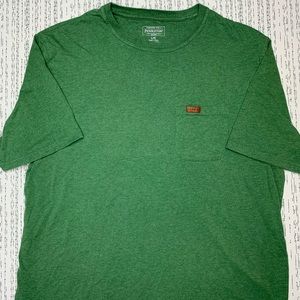 Pendleton Heather Green Short Sleeve Pocket Tee